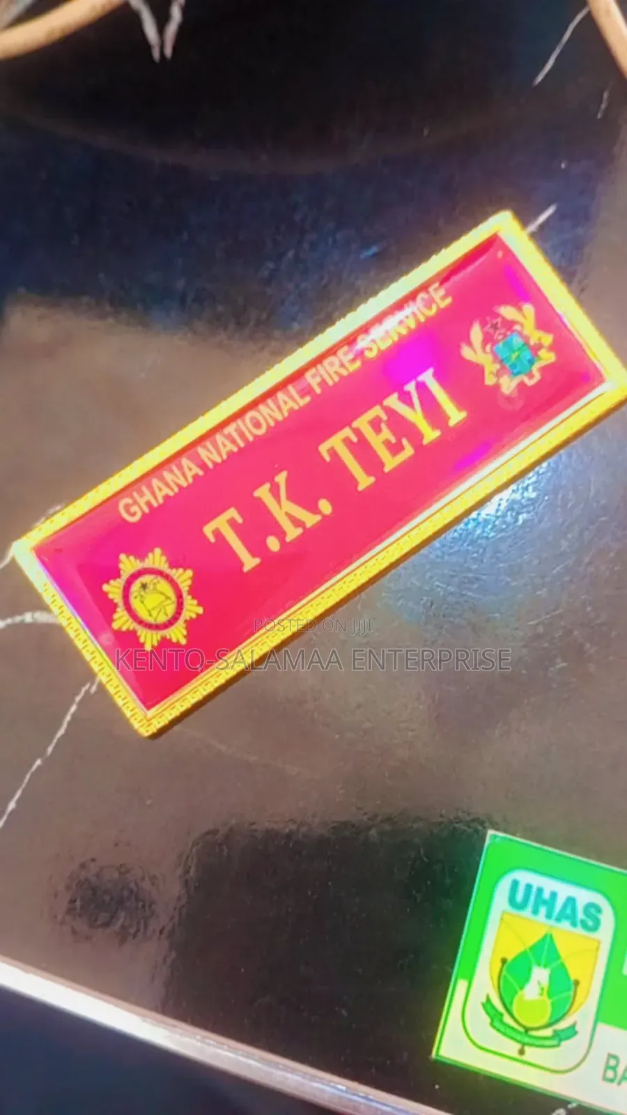 Premium Crystal Name Tag