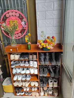 Wooden 7 Tiers Shoes Rack