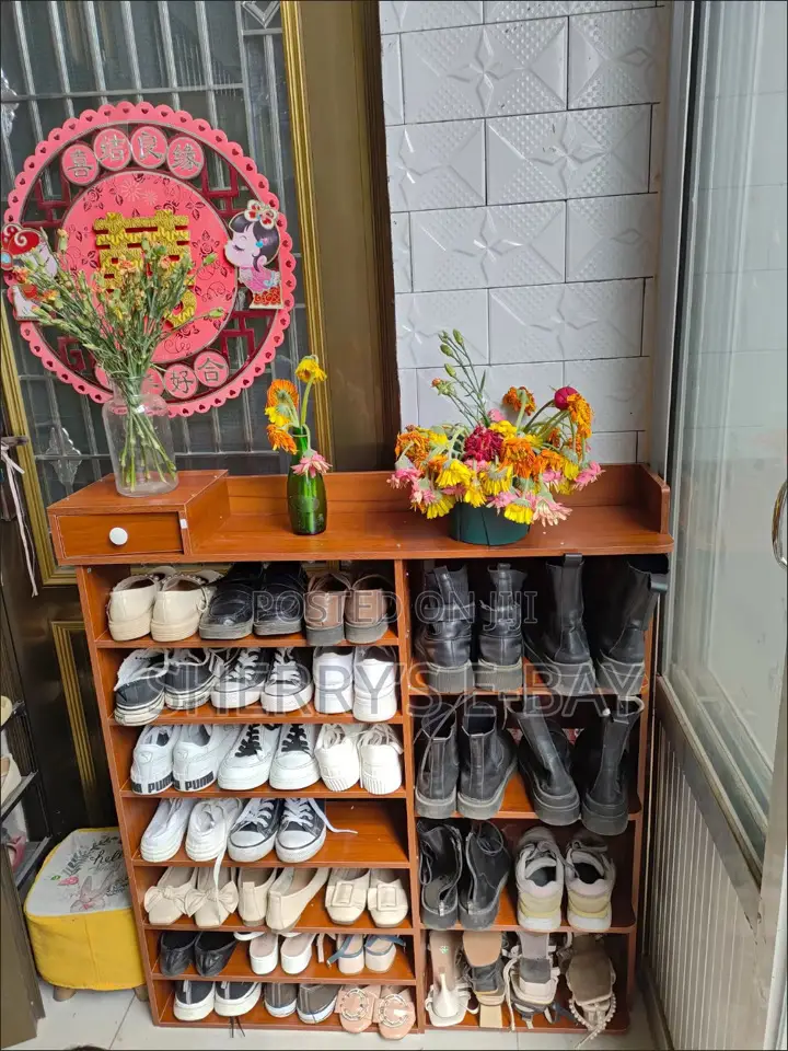 Wooden 7 Tiers Shoes Rack