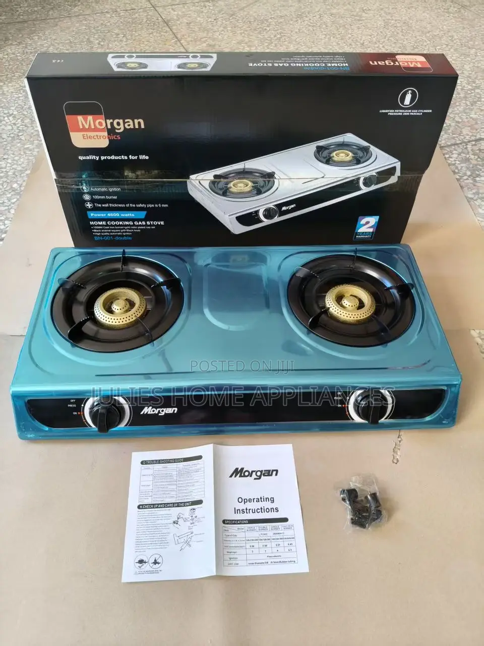 2 Burner Gas Stove