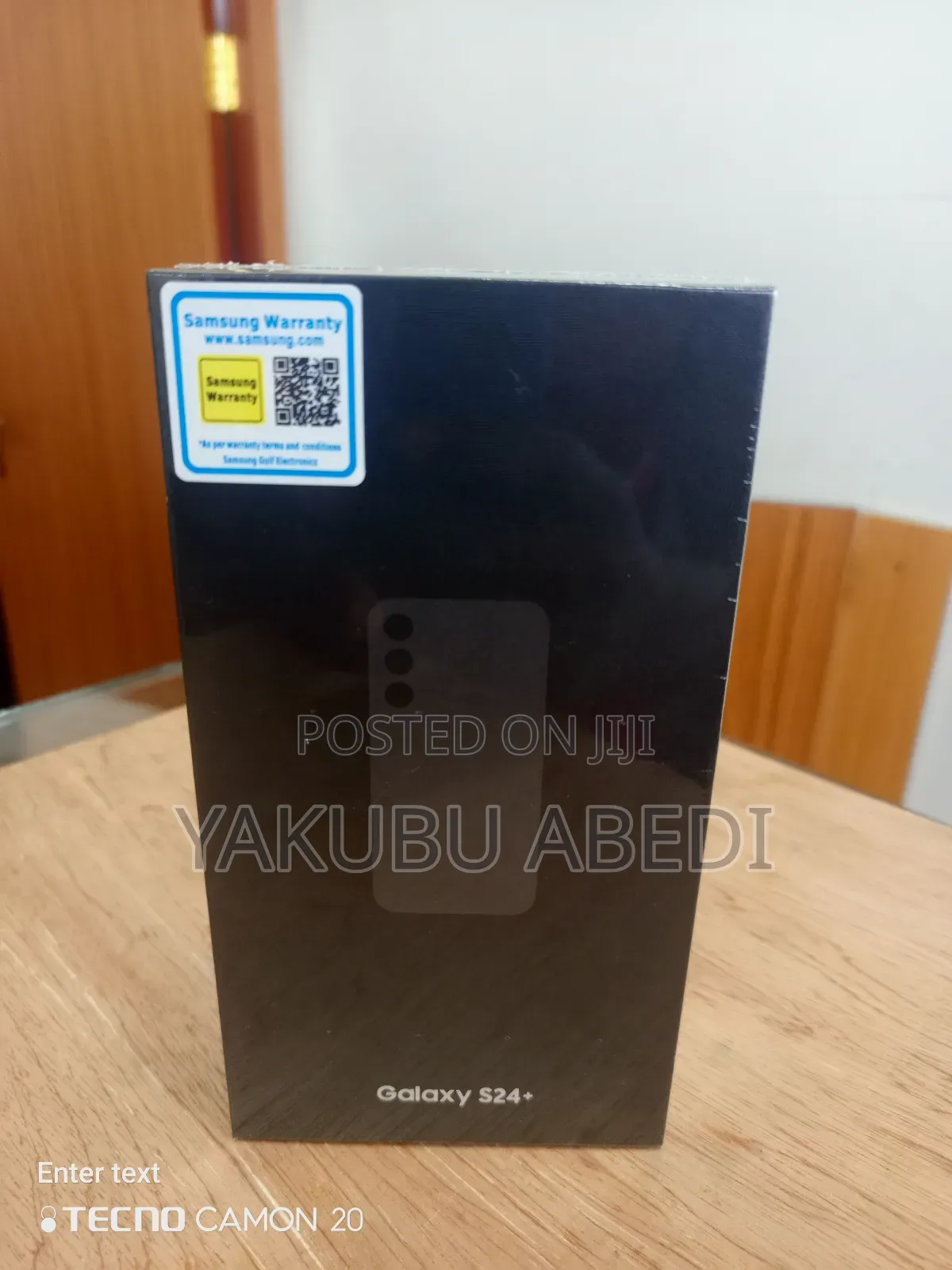 New Samsung Galaxy S24 Plus 256 GB Black