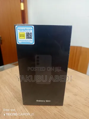 New Samsung Galaxy S24 Plus 256 GB Black