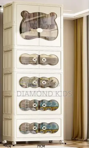 Bear Transparent Door Baby Wardrobes