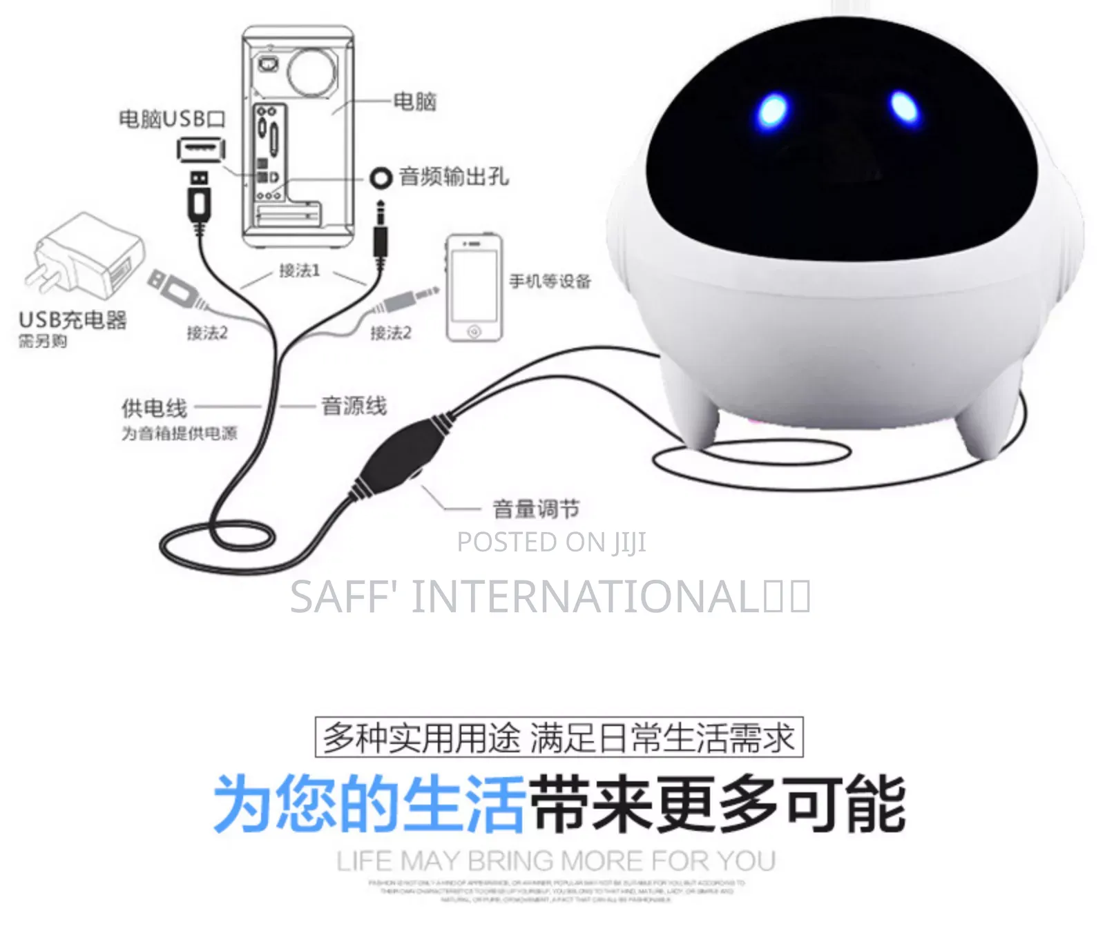 ☆Mini Hifi Panda/Astronaut Robot Multimedia Usb Pc/Laptop Speakers☆