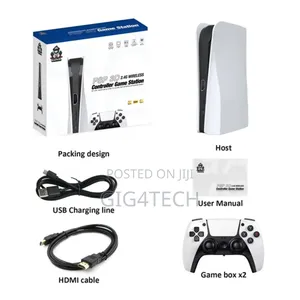 Q10 2.4g Wireless Hd Video Game Console 128g With 2 Gamepads For Psp