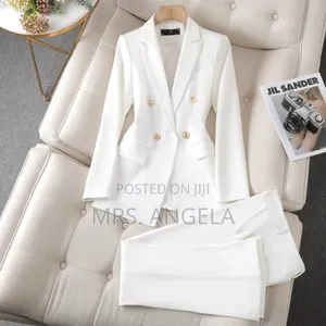 Women's White Suit and Trousers