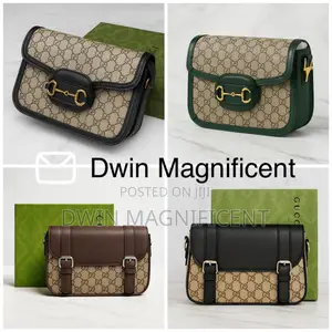 Gucci 1955 Horsebit Shoulder Bag in Gg Supreme Canvas