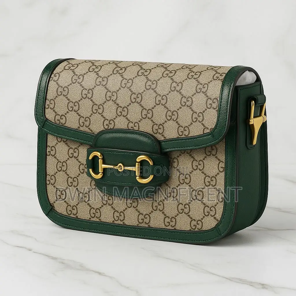 Gucci 1955 Horsebit Shoulder Bag in Gg Supreme Canvas