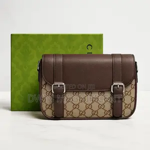 Gucci 1955 Horsebit Shoulder Bag in Gg Supreme Canvas