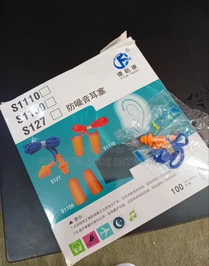 Safety Corded Earplugs – Industrial Hearing Protection (100 Pairs)