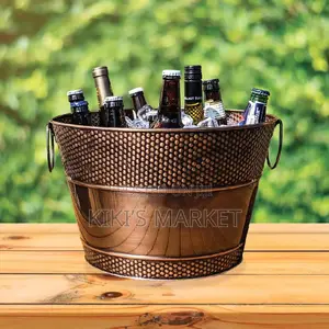 8l Galvanized Ice/Champagne Bucket