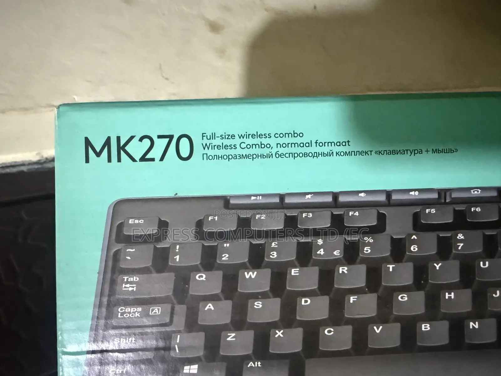 Logitech Mk270 Wireless Keyboard and Mouse Combo Original From Uk
