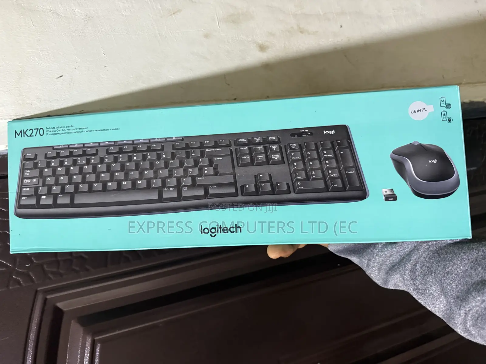 Logitech Mk270 Wireless Keyboard and Mouse Combo Original From Uk