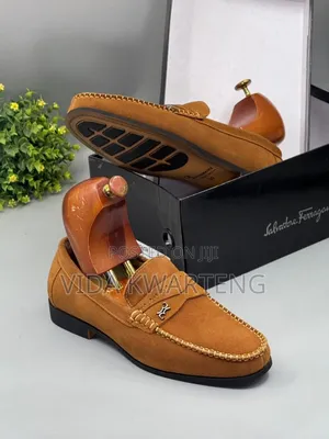 Salvatore Ferragamo Suede Loafers