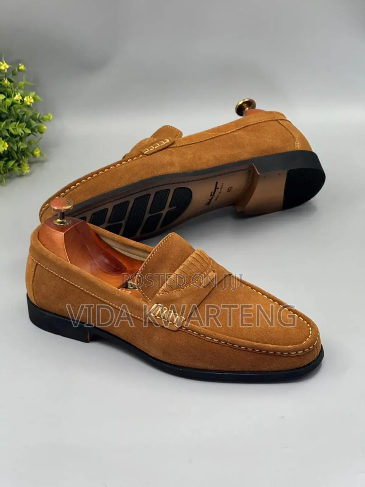 Salvatore Ferragamo Suede Loafers
