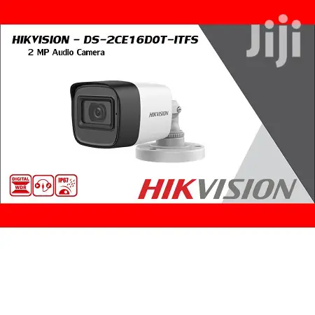 Hikvision CCTV Ds-2ce16dot-itfs 2mp Audio Camera Bullet