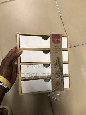 Bamboo 4-Drawer Maxi Organizer Box