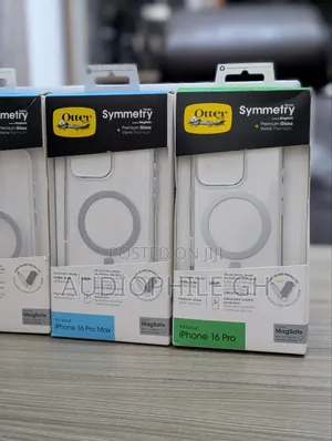 Otterbox iPhone 16 Pro Max Symmetry Clear Case + Premium Glass Magsafe