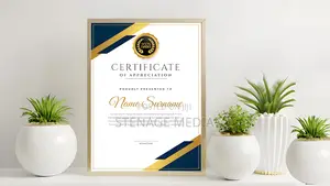 Custom Certificate Printing | Stenage Media