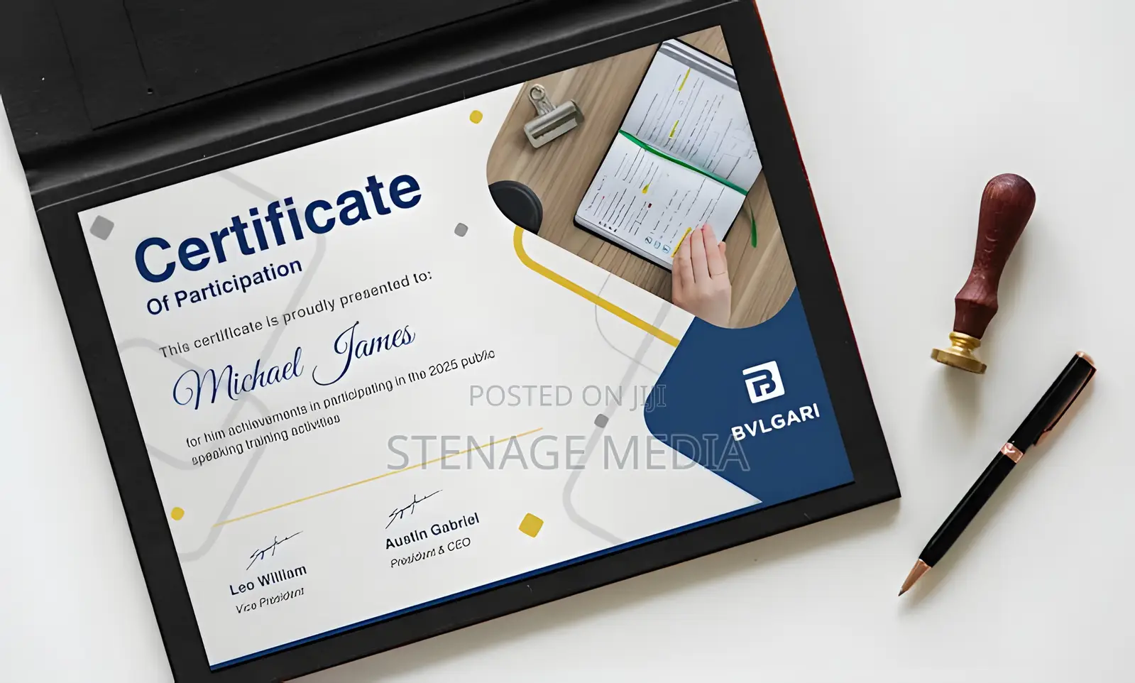 Custom Certificate Printing | Stenage Media