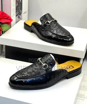 Quality Dolce Gabbana Black Half Shoe