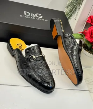 Quality Dolce Gabbana Black Half Shoe