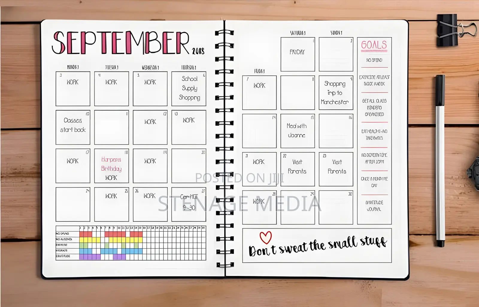 Academic Calendar Planner Printing | Stenage Media Ghana