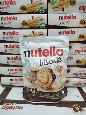 Nutella Biscuit in Resealable Bag 304g With Hazelnuts Chocolate Spread