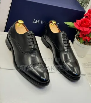 Quality J.M Weston Black Leather Shoes