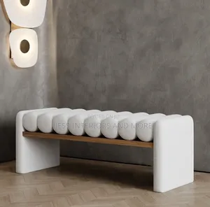 Accent Bench for Bedroom, Entryway(Boucle)