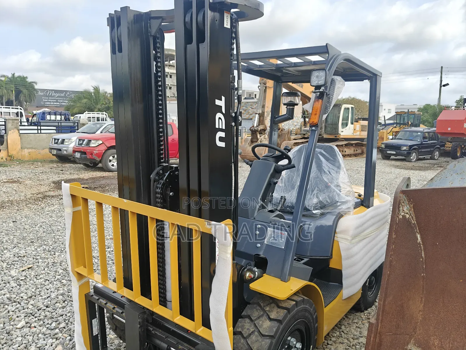 Teu Forklift 3 Ton Diseal (Isuzu Japanese Engine) New