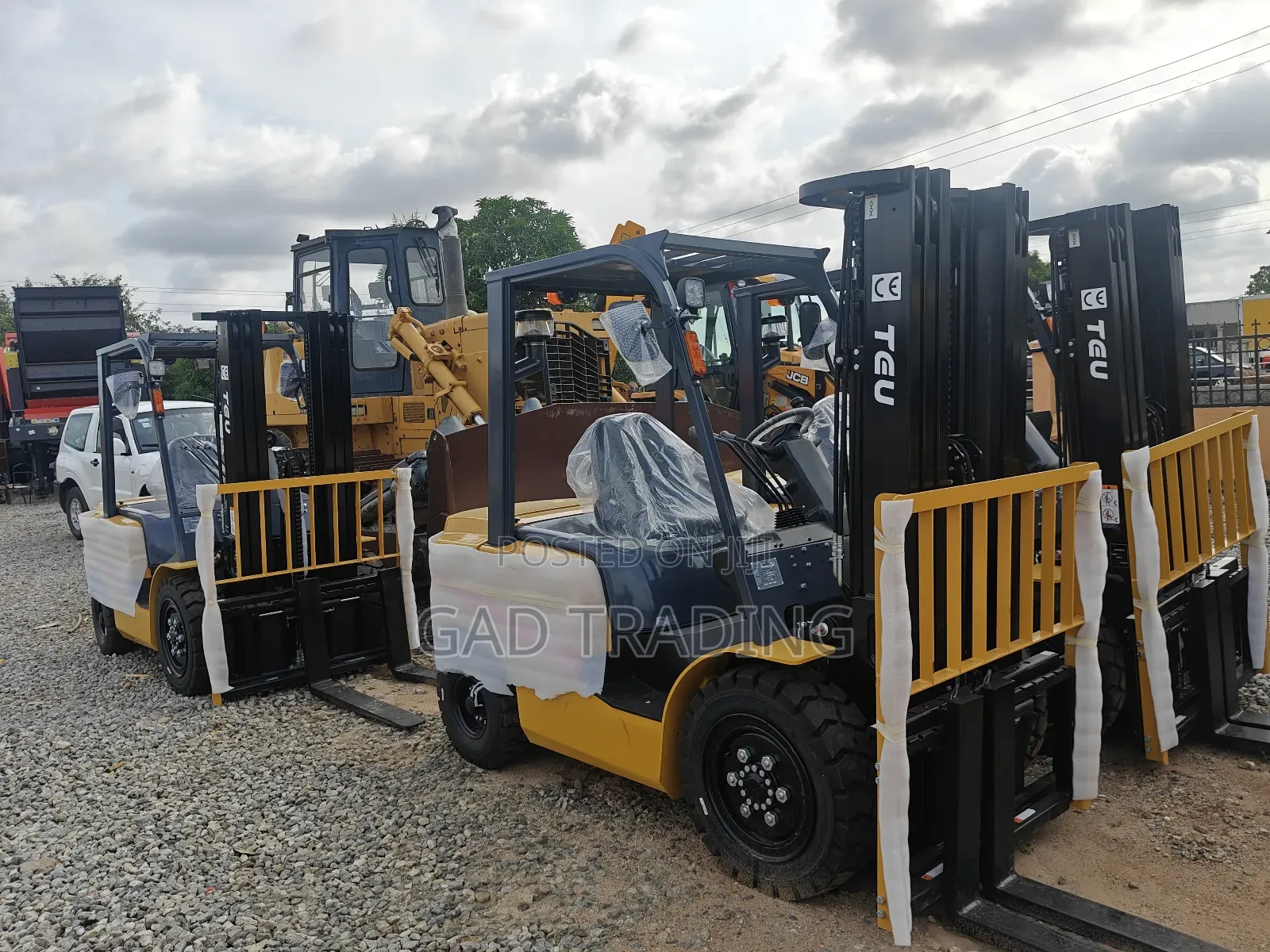 Teu Forklift 3 Ton Diseal (Isuzu Japanese Engine) New