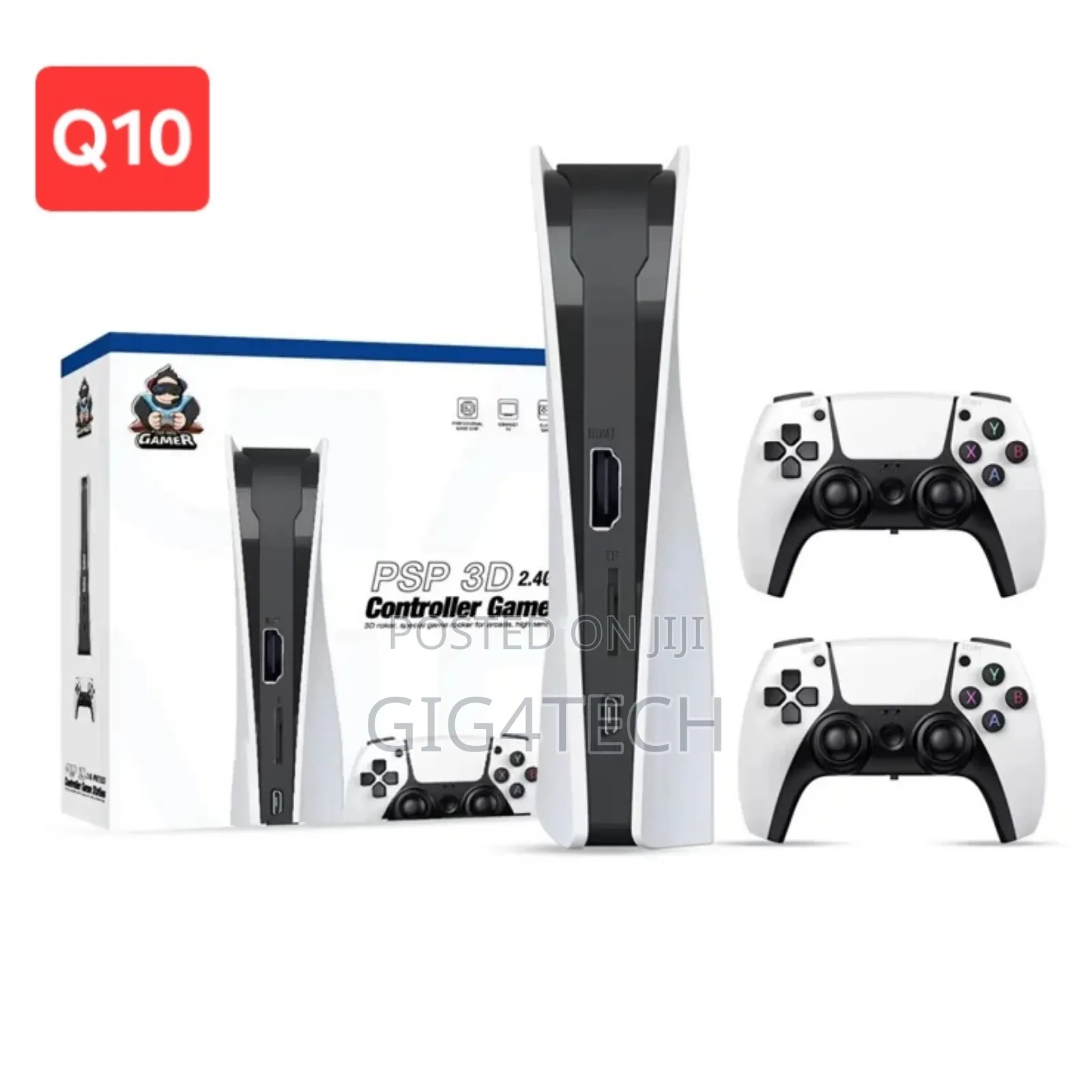 Q10 2.4g Wireless Hd Video Game Console 128g With 2 Gamepads For Psp