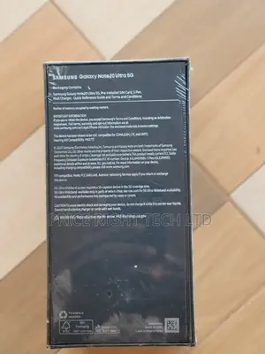 New Samsung Galaxy Note 20 Ultra 5G 128 GB Black
