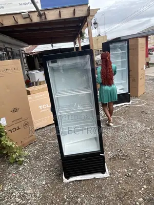 TCL 325l Elite Black Showcase Chiller Perfect for Shops Supermarkets