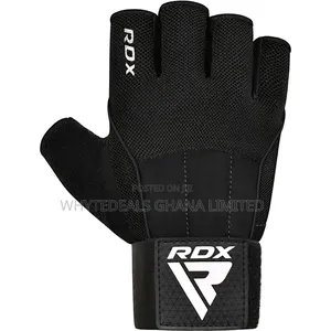 Rdx W3 Weightlifting Gym Gloves|Comfort|100% Authentic Leather From Uk
