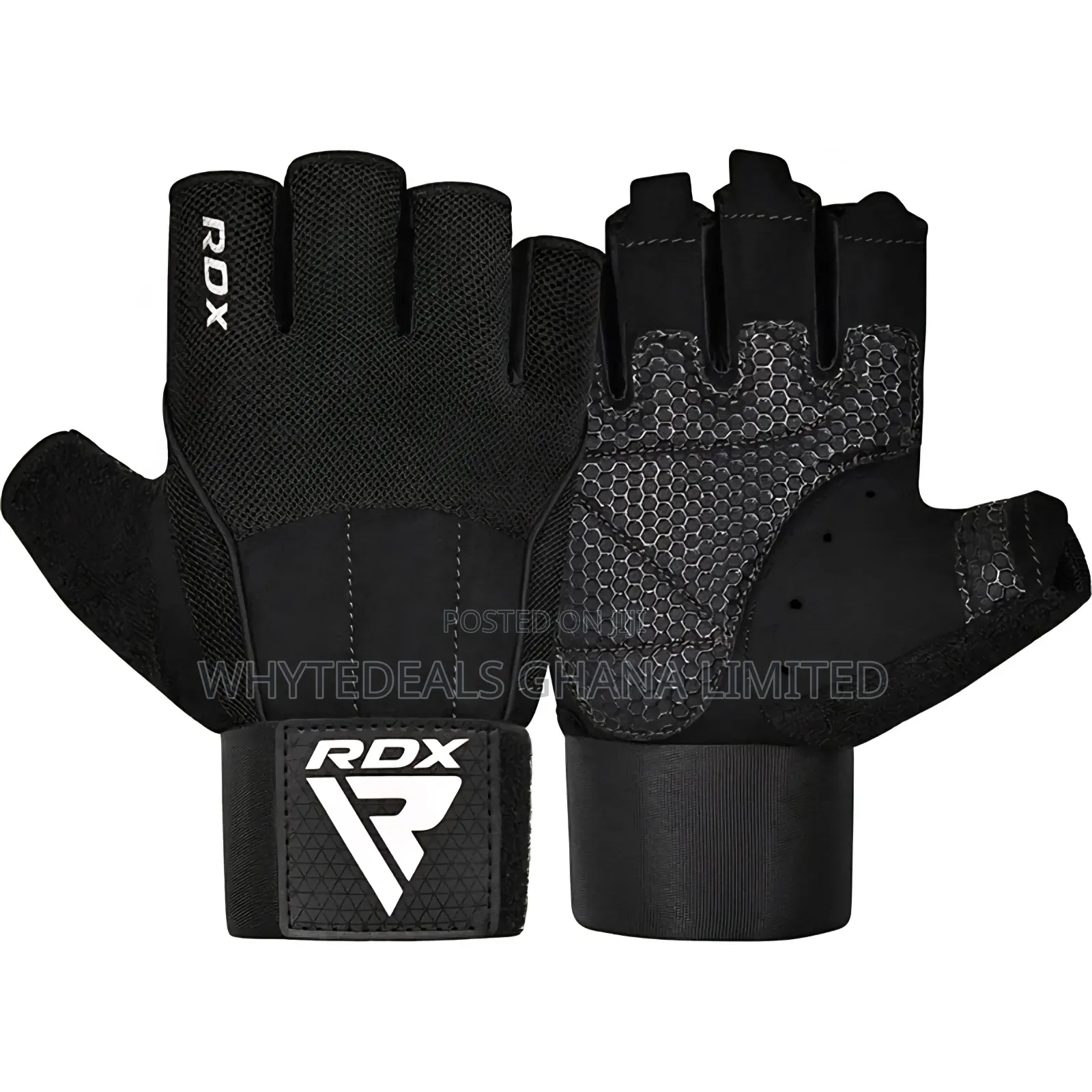 Rdx W3 Weightlifting Gym Gloves|Comfort|100% Authentic Leather From Uk