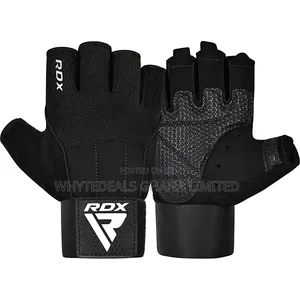 Rdx W3 Weightlifting Gym Gloves|Comfort|100% Authentic Leather From Uk