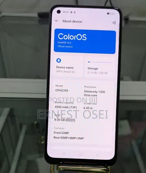 Oppo Reno 256 GB Silver