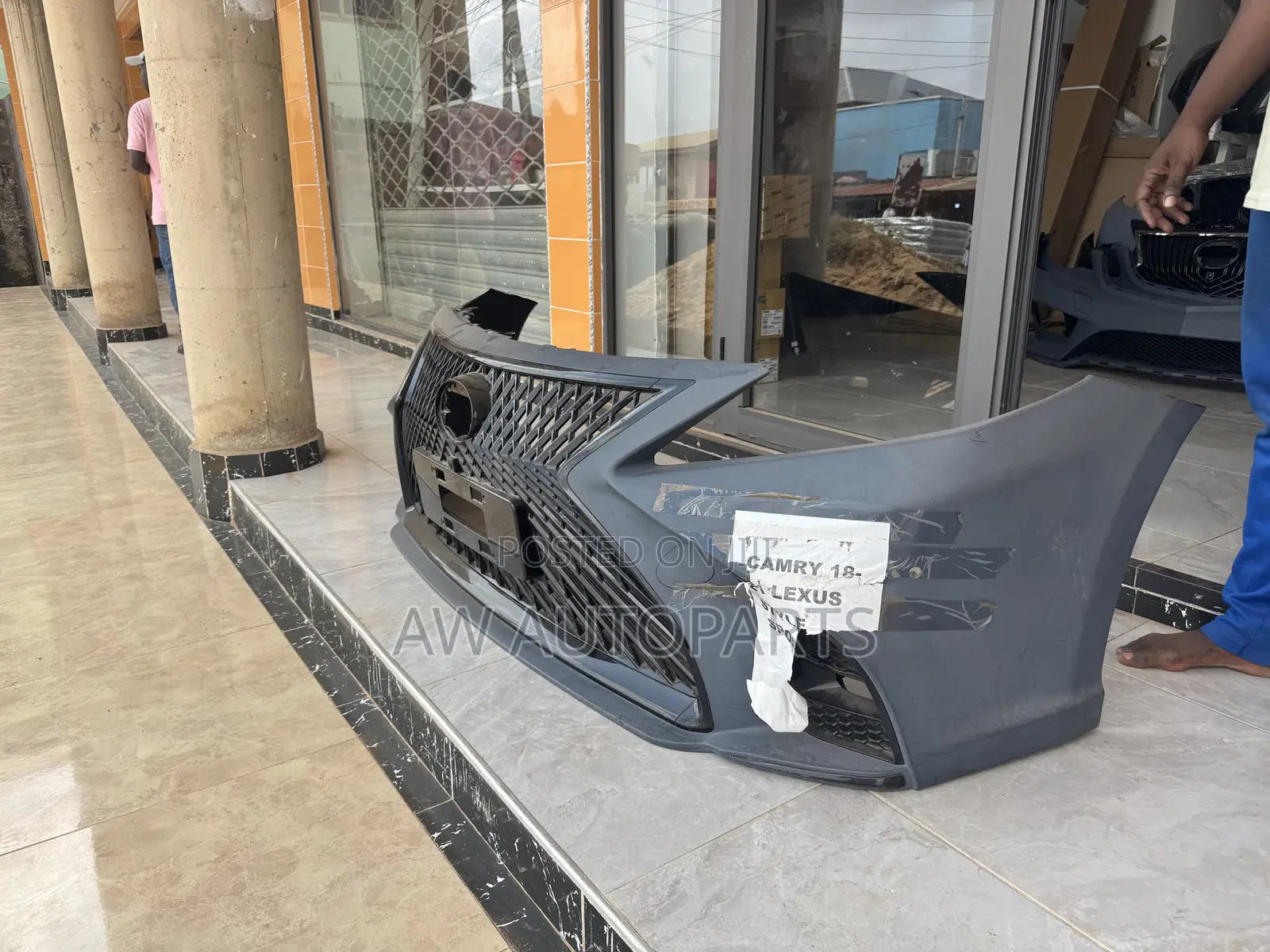 Toyota Camry 2018-2022 Front Bumper Lexus Style
