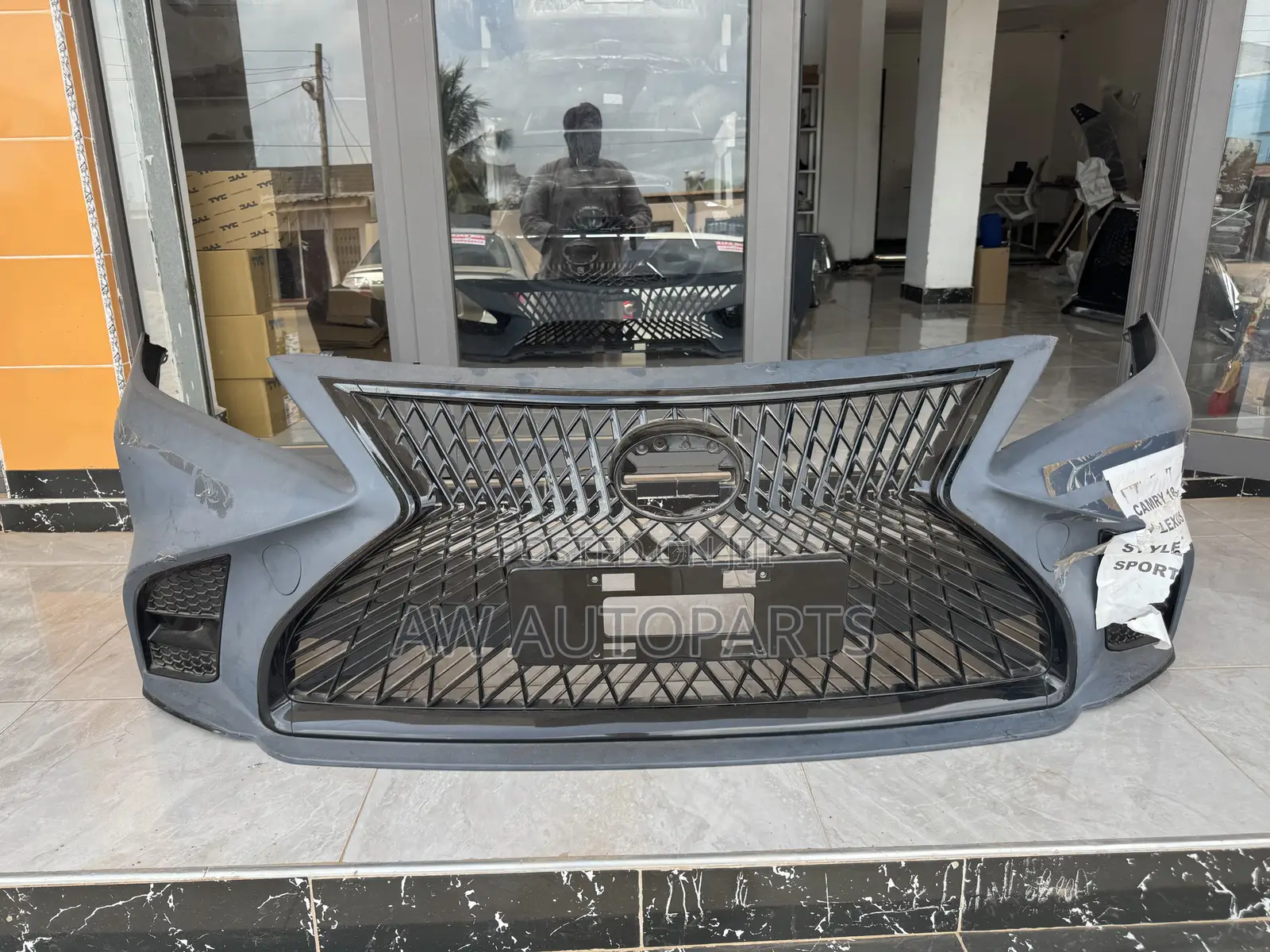 Toyota Camry 2018-2022 Front Bumper Lexus Style