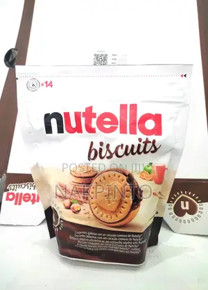 Nutella Biscuit (14x, 193g) in Resealable Bag With a Cream Spread