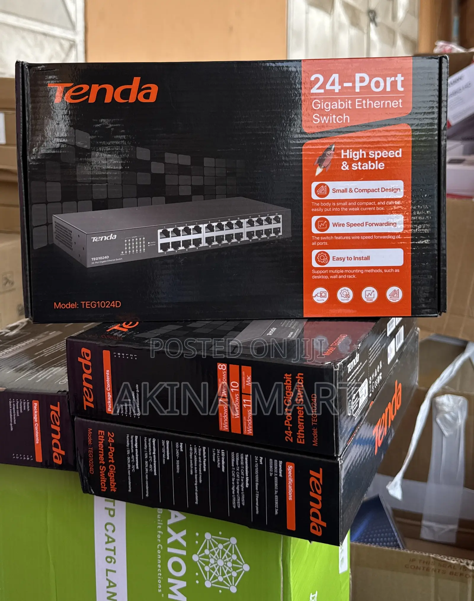 Tenda 24-Port Gigabit Ethernet Switch Teg1024gd