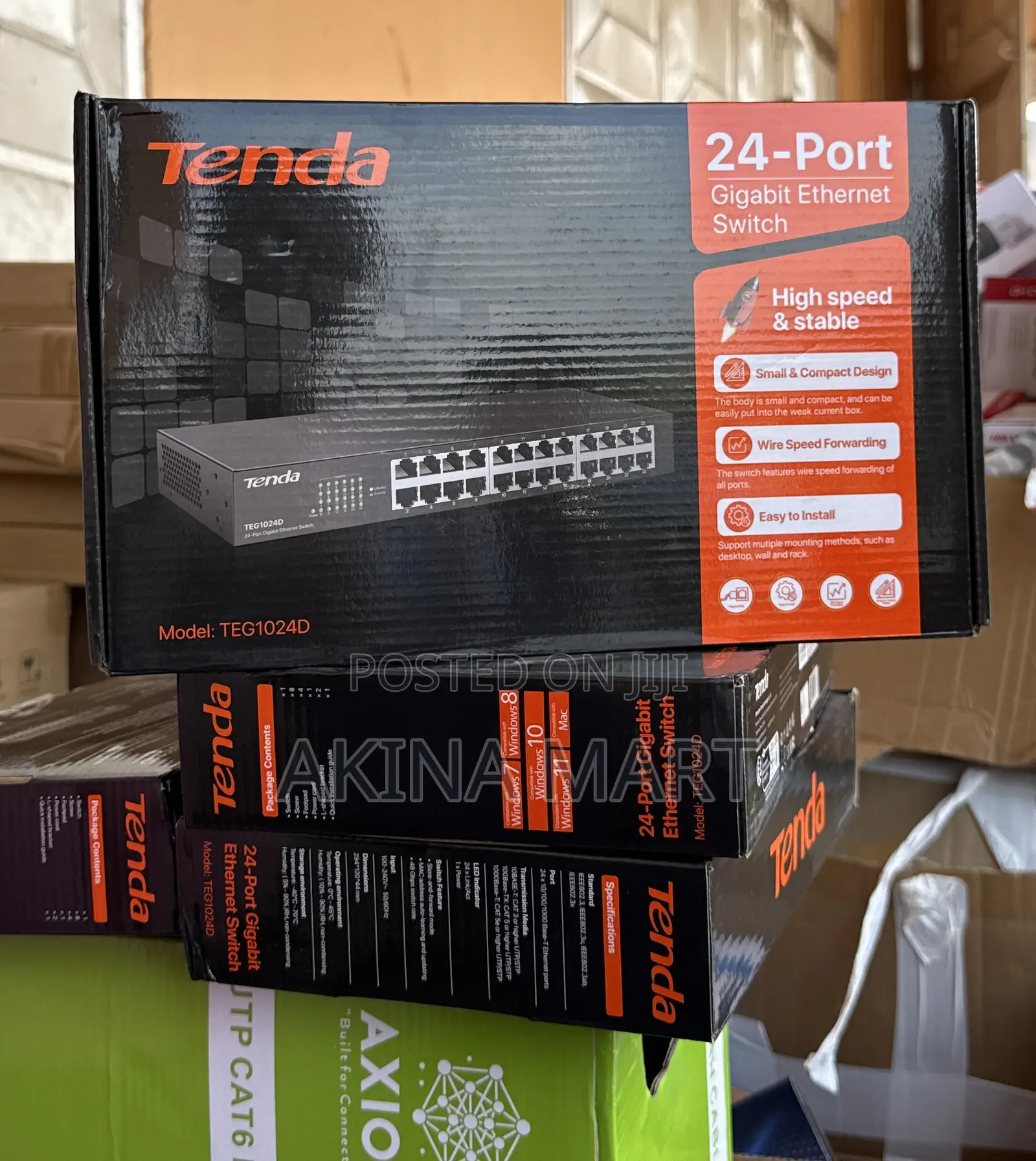 Tenda 24-Port Gigabit Ethernet Switch Teg1024gd