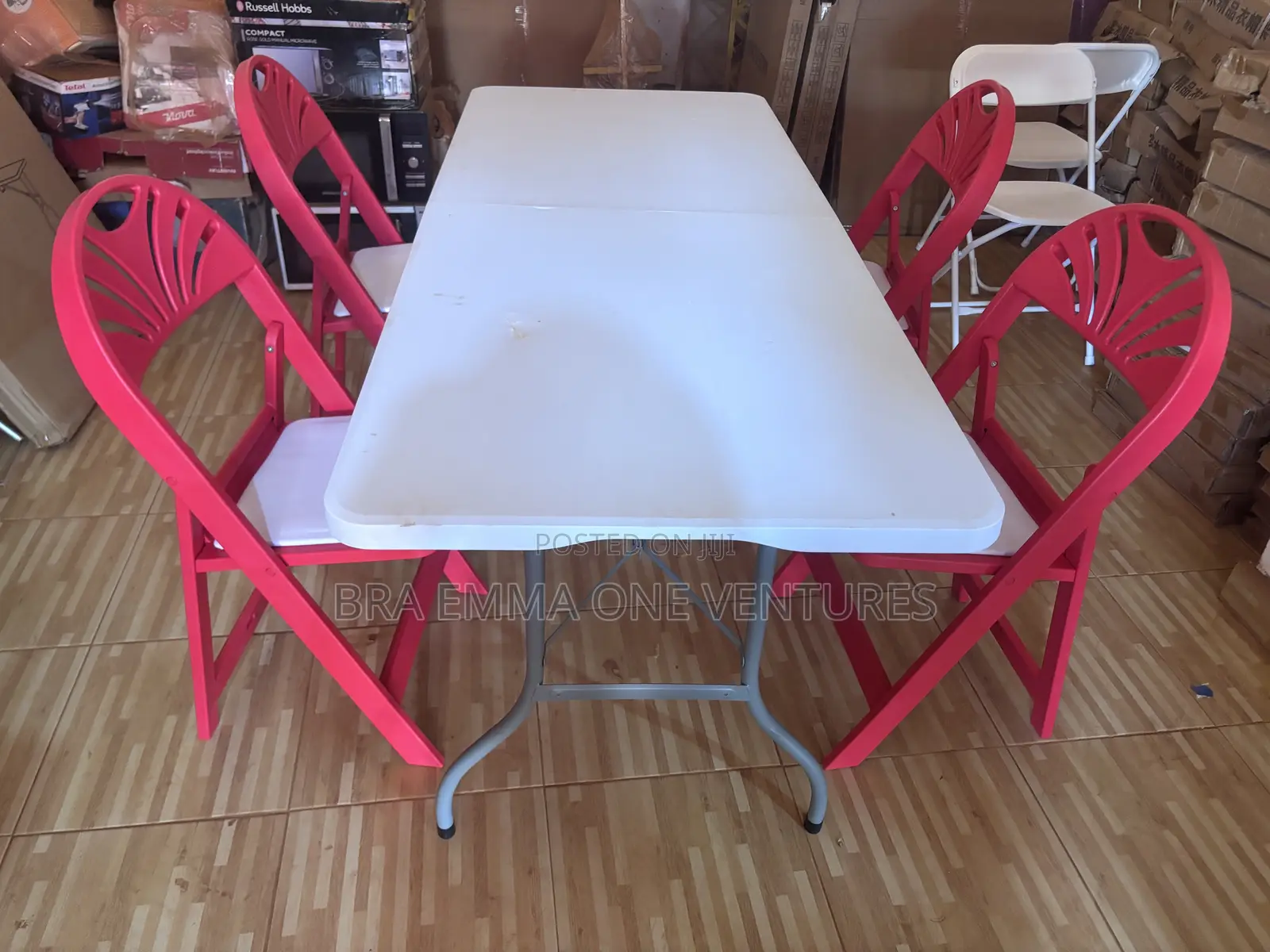 Folding Table And Folding Chairs (4set)