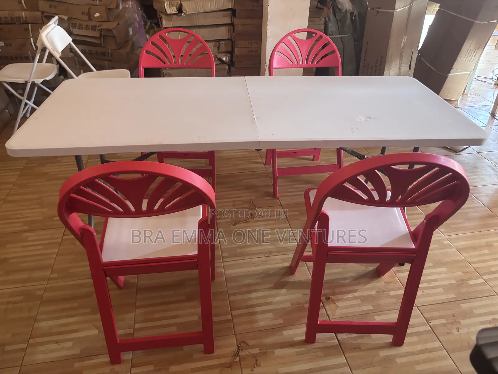 Folding Table And Folding Chairs (4set)