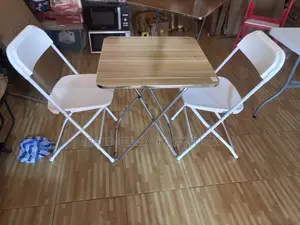 60x60cm Foldable Table And 2 Folding Chairs