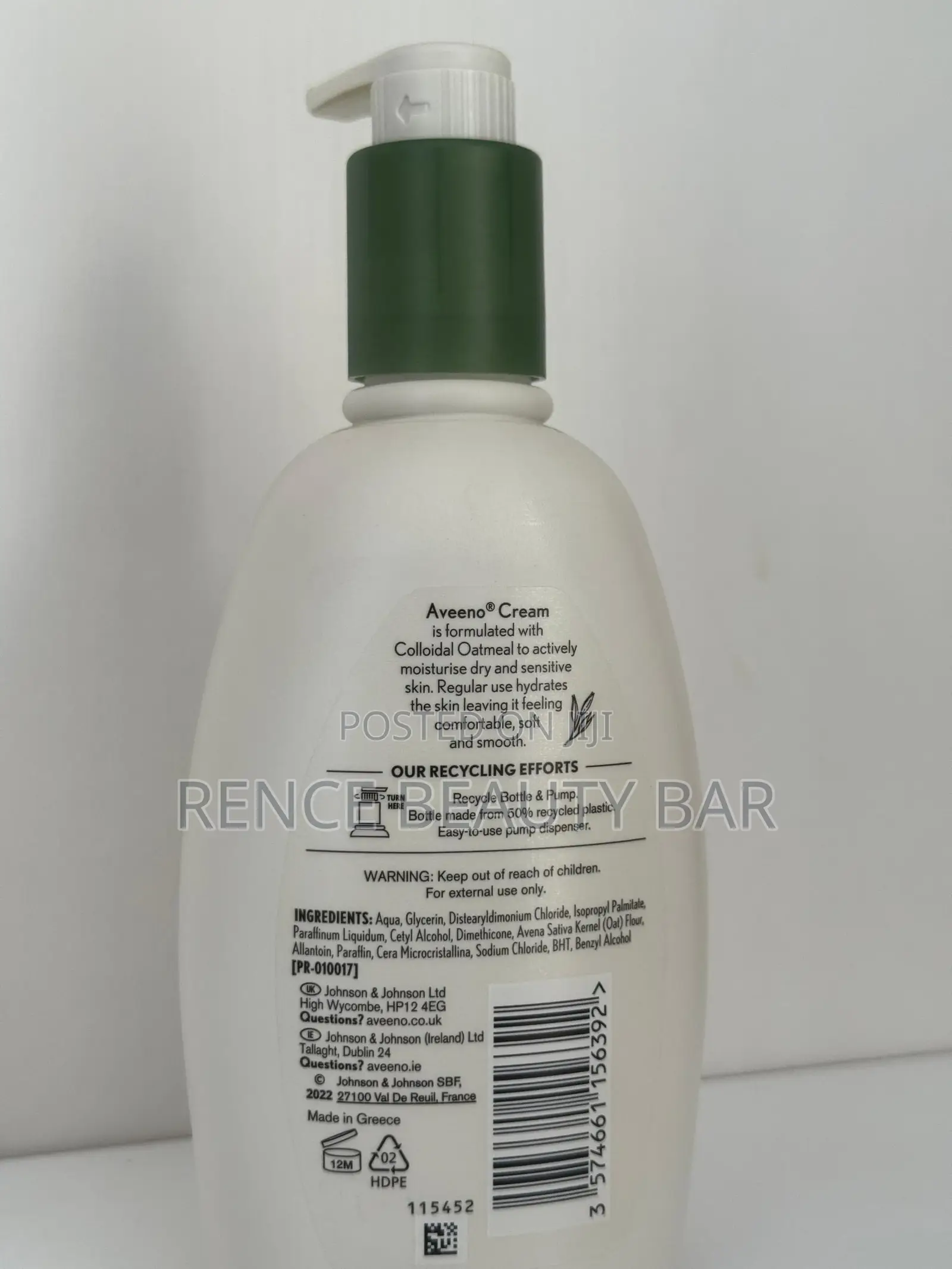 Aveeno Moisturizing Cream