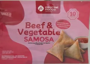 Frozen Beef and Vegetables Samosas