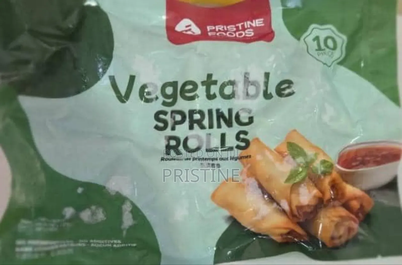 Frozen Vegetable Spring Rolls